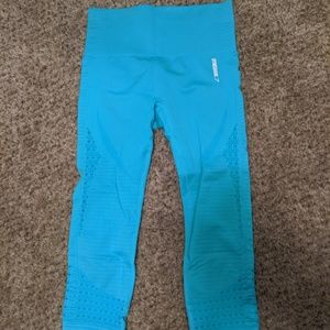 Gymshark tropical blue energy leggings